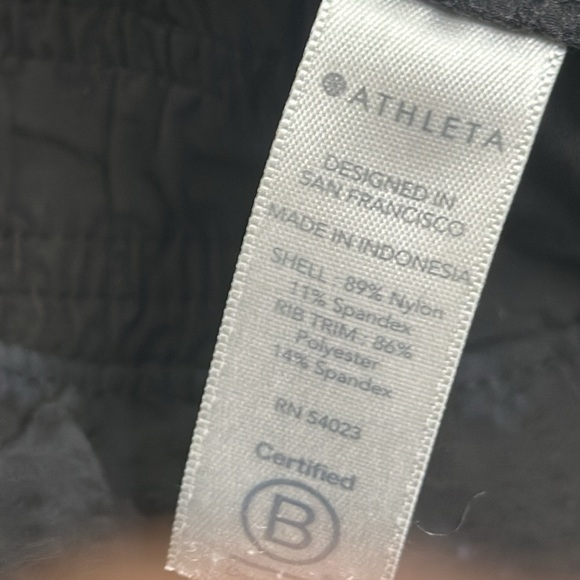 Athleta textured Brooklyn jogger black size 8 - Picture 9 of 9